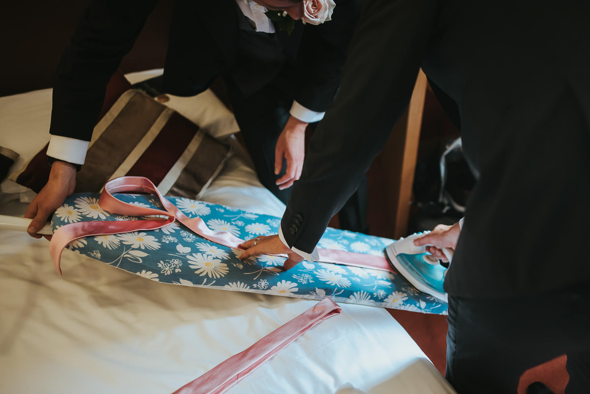 missenden abbey ironing the ties