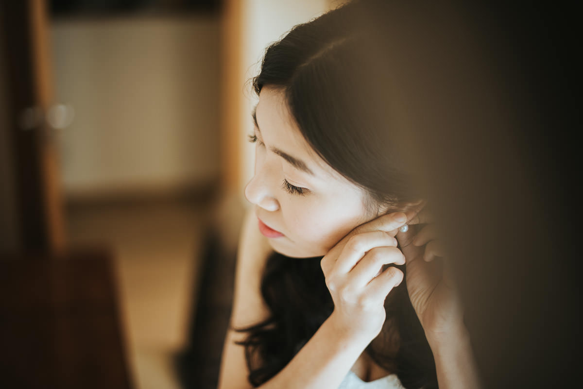 missenden abbey bride doing make up