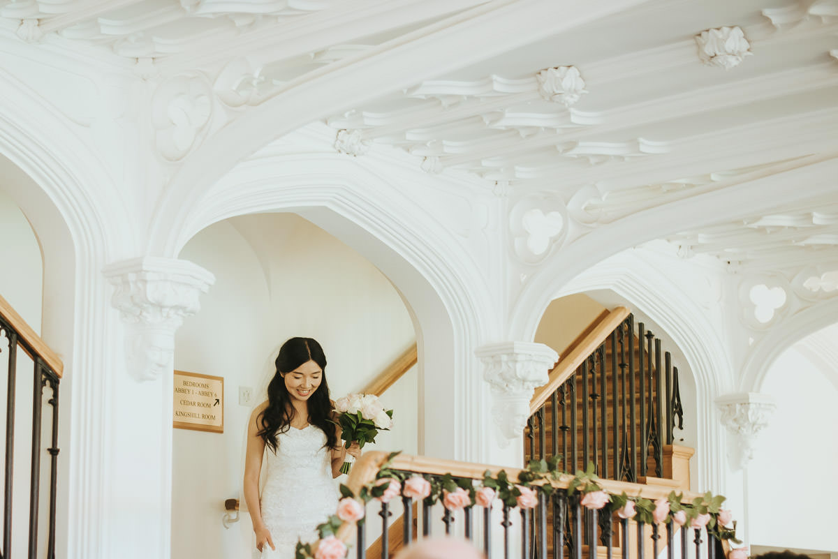 missenden abbey bride down the isle