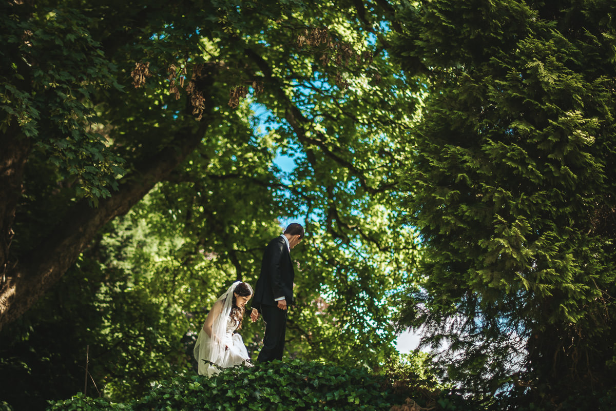 missenden abbey wedding couple