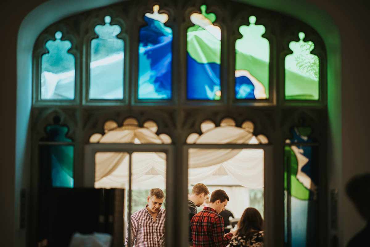 missenden abbey wedding preparations