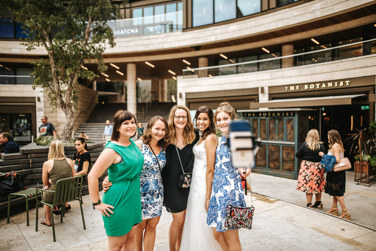 city london wedding at the botanist