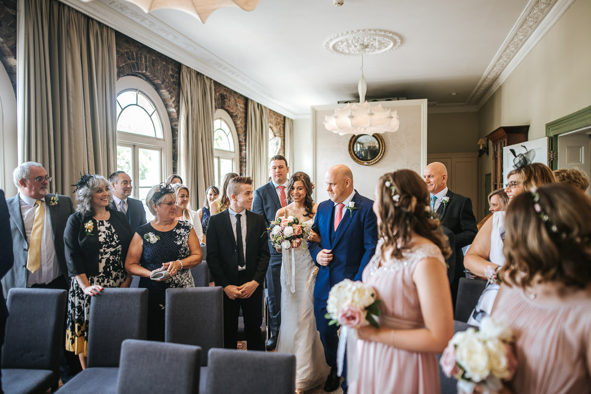 york and albany london wedding ceremony