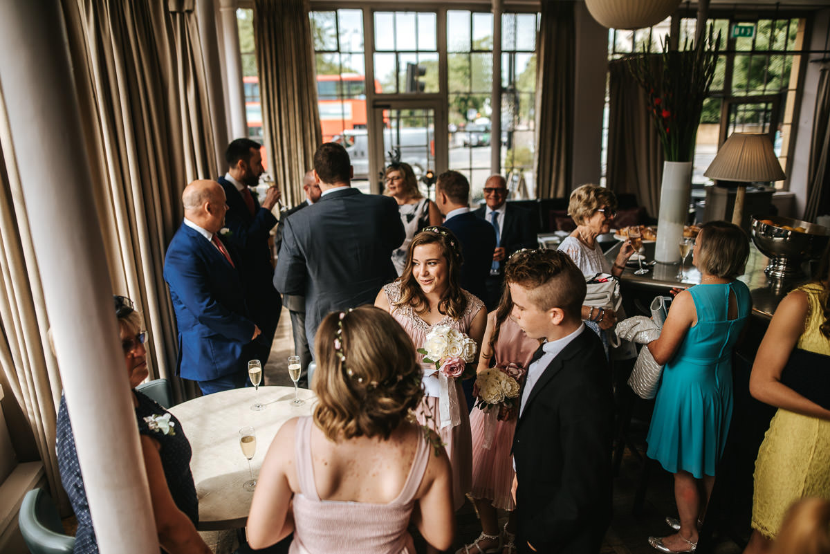 york and albany london wedding party