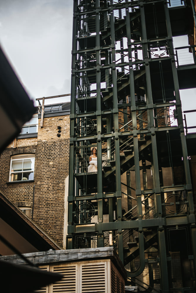city london wedding bride and groom