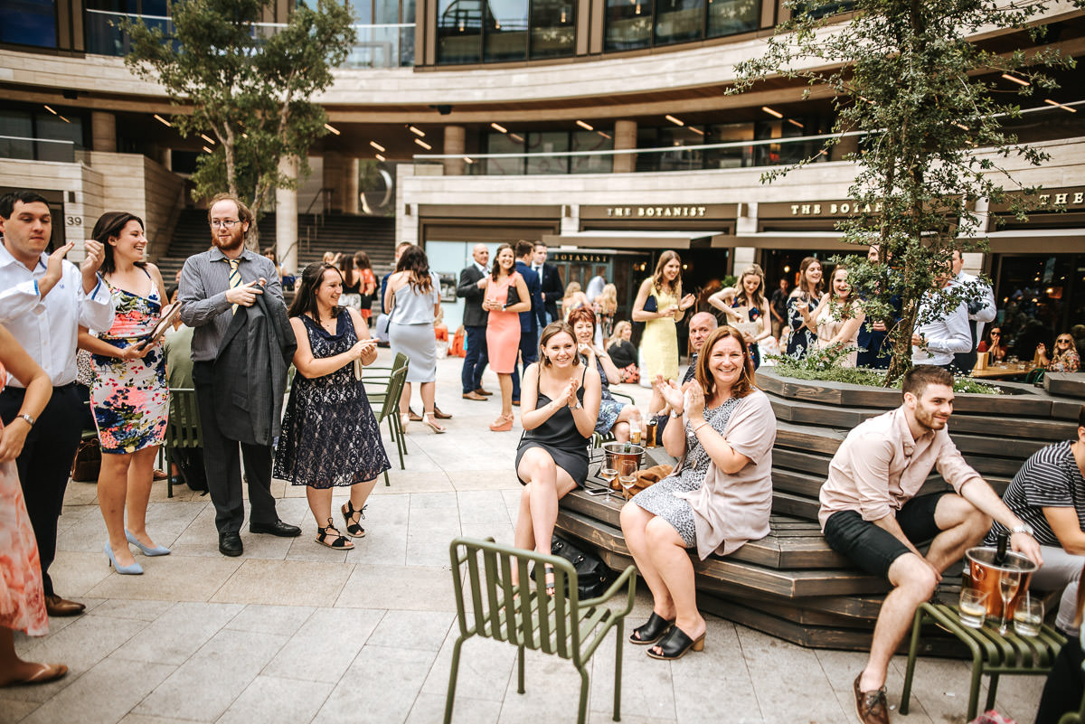 city london wedding at the botanist