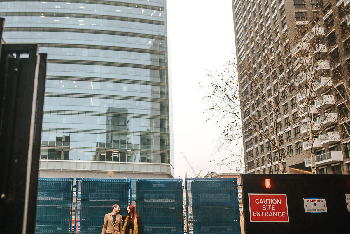 london city engagement shoot