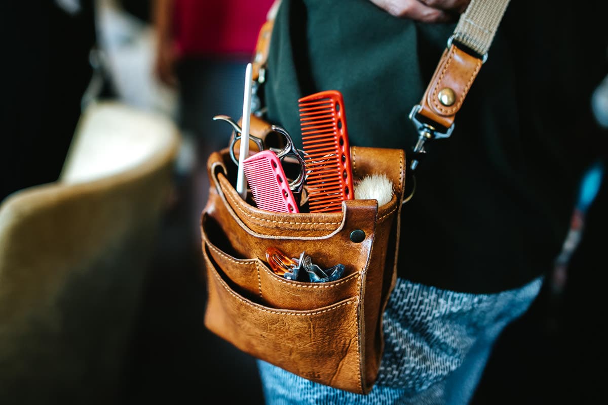 hair stylist pouch
