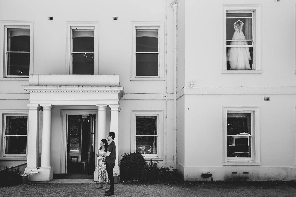 morden hall dress hanging