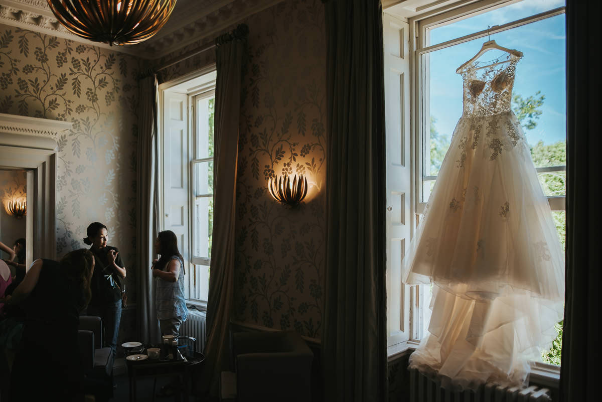 morden hall wedding getting ready