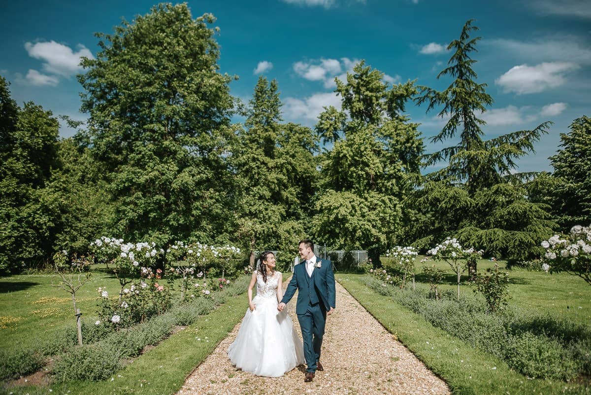 morden hall wedding couple shoot