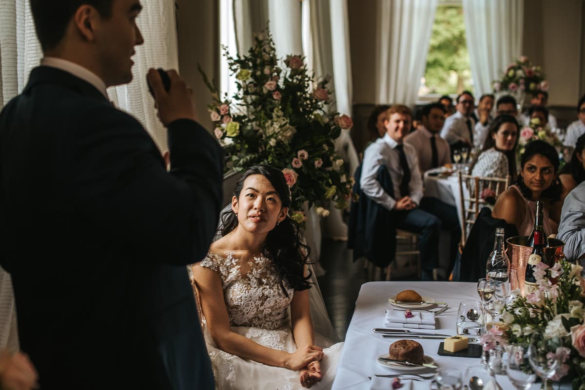 morden hall wedding speeches bride