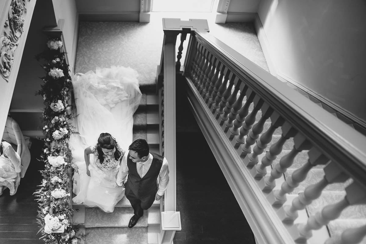 morden hall wedding couple