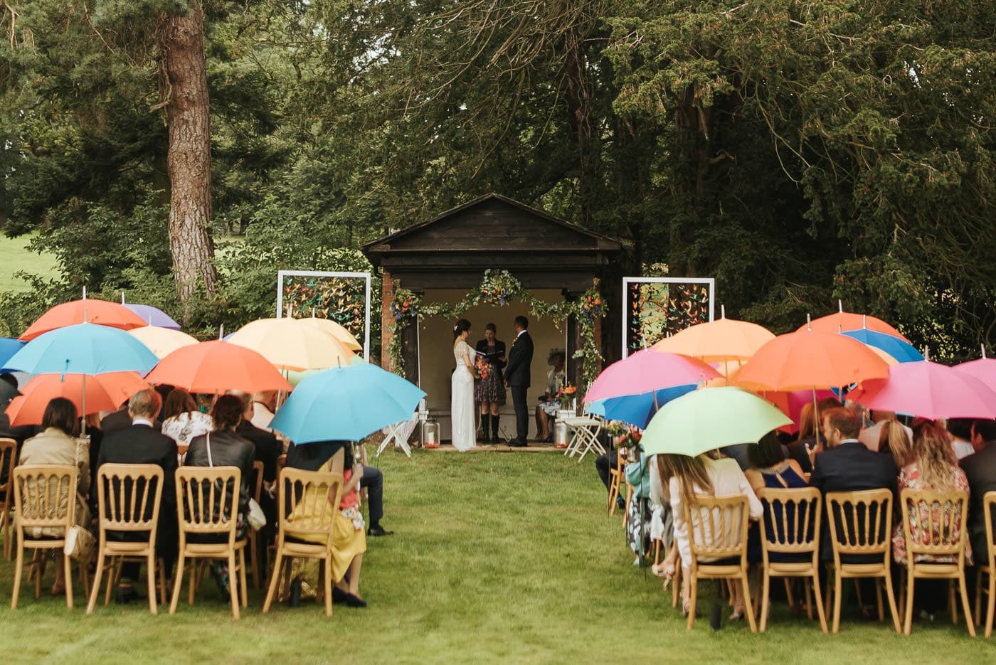 Tipi Wedding at the Secret Walled Garden