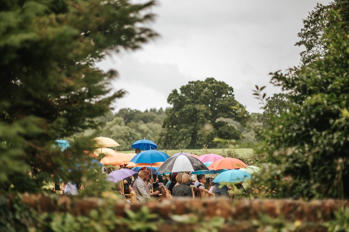 tipi wedding berkshire raining