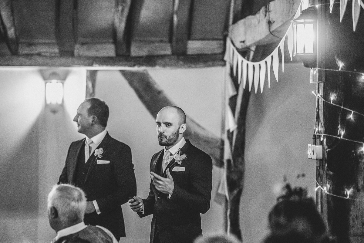 winchester wedding tythe barn speech