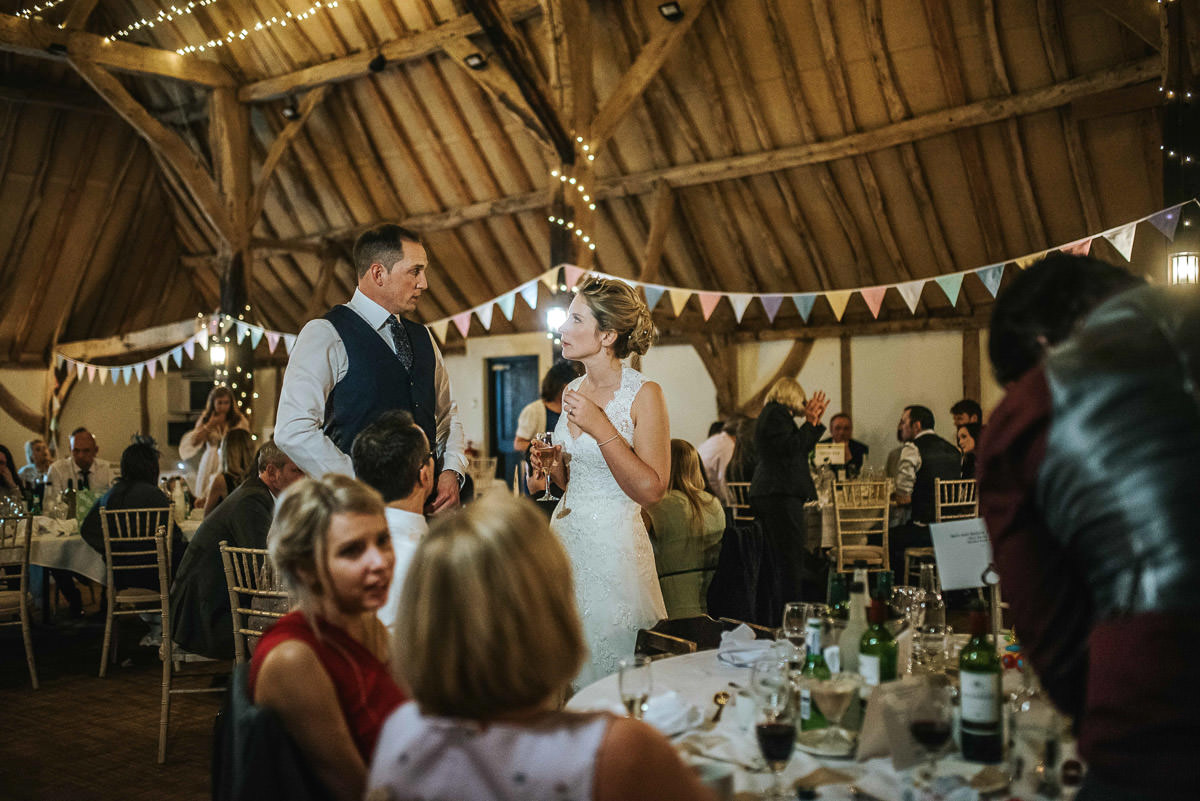 winchester wedding tythe barn speech