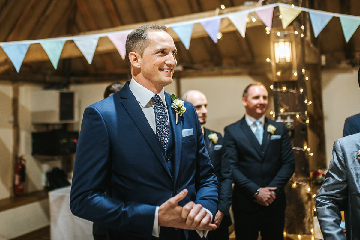 norton park wedding grooms reaction