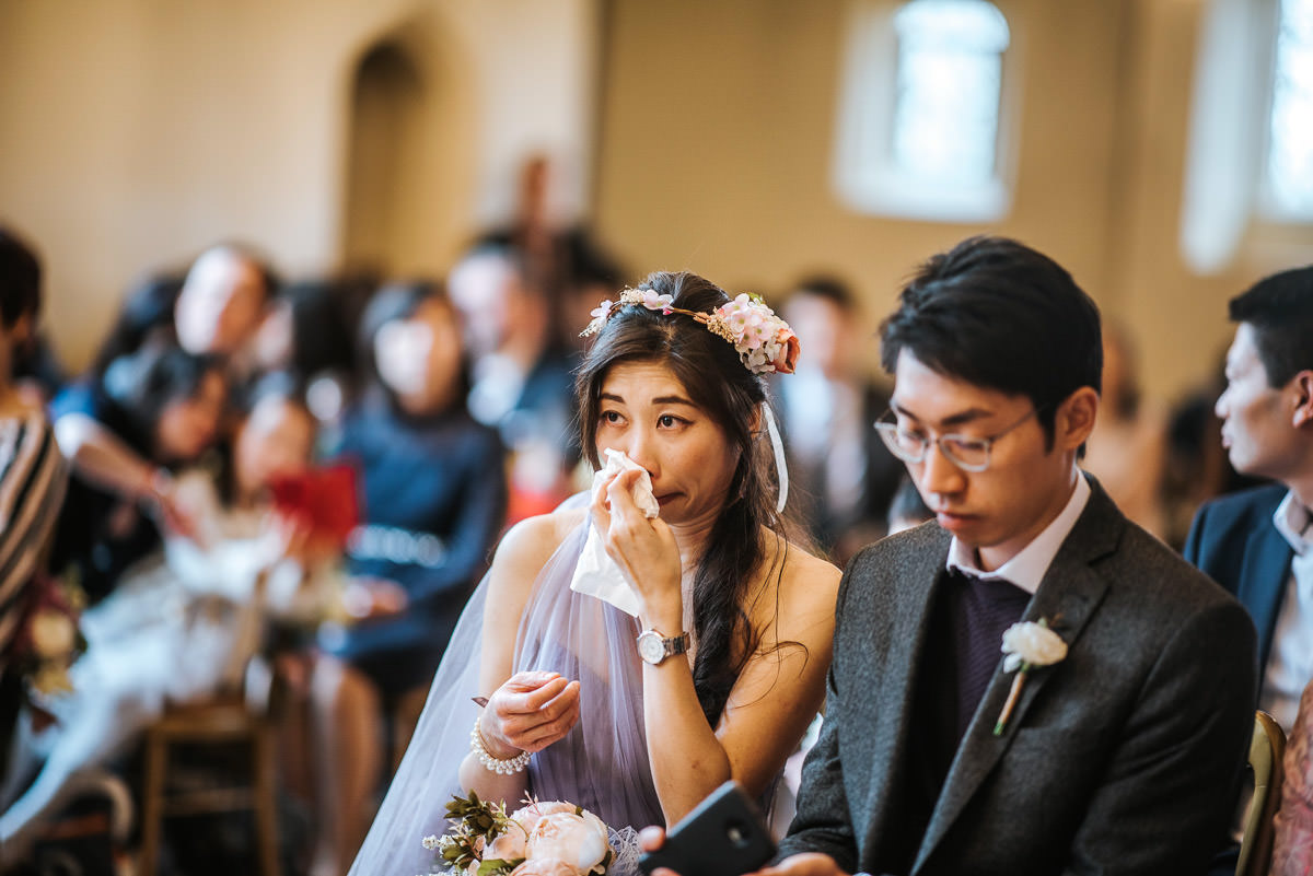 chinese wedding london hall place bexley tears