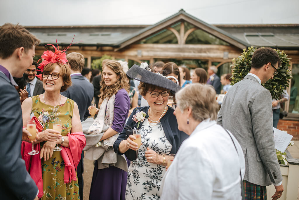 gaynes park wedding photos guests
