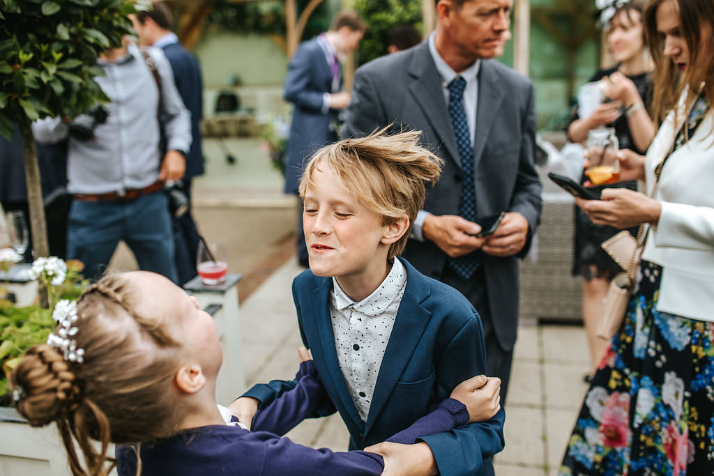gaynes park wedding kids