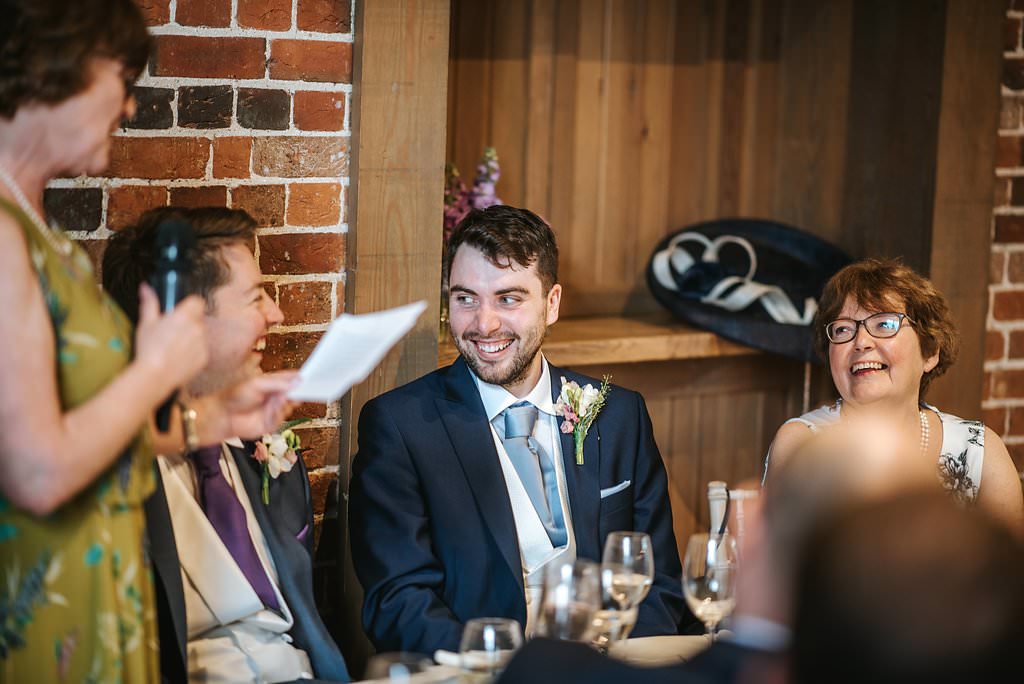 gaynes park wedding reception speeches