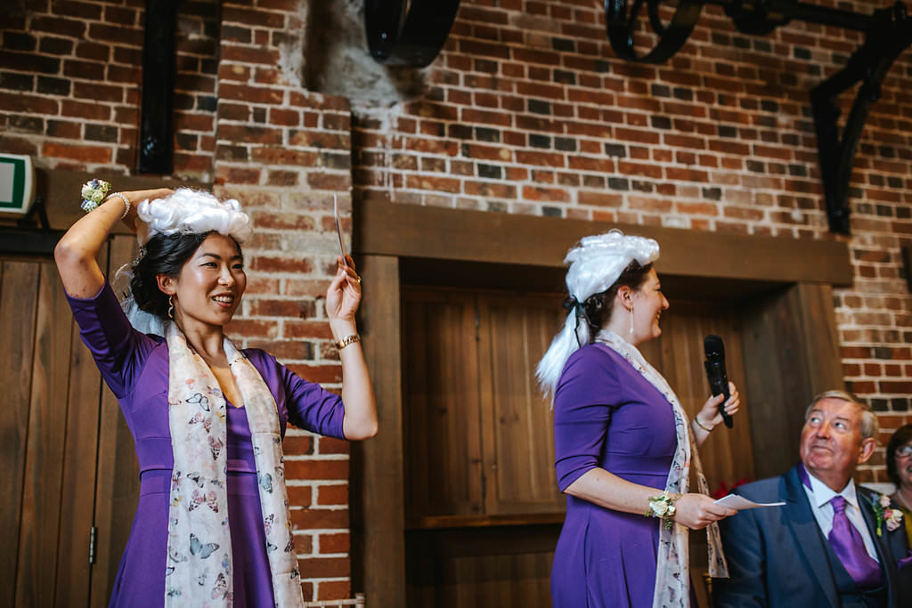 gaynes park wedding reception speeches