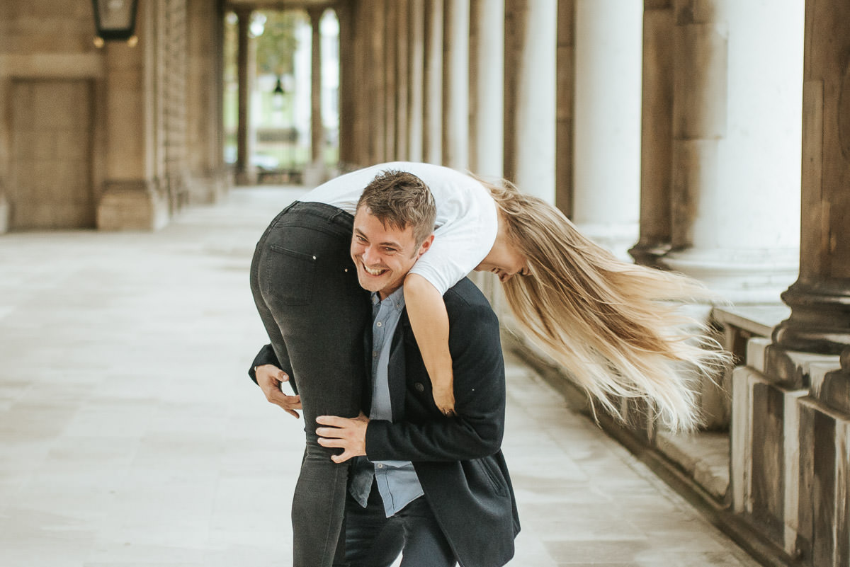 london engagement photography greenwich park boy spinning a girl