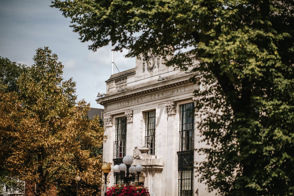 islington town hall wedding town hall front