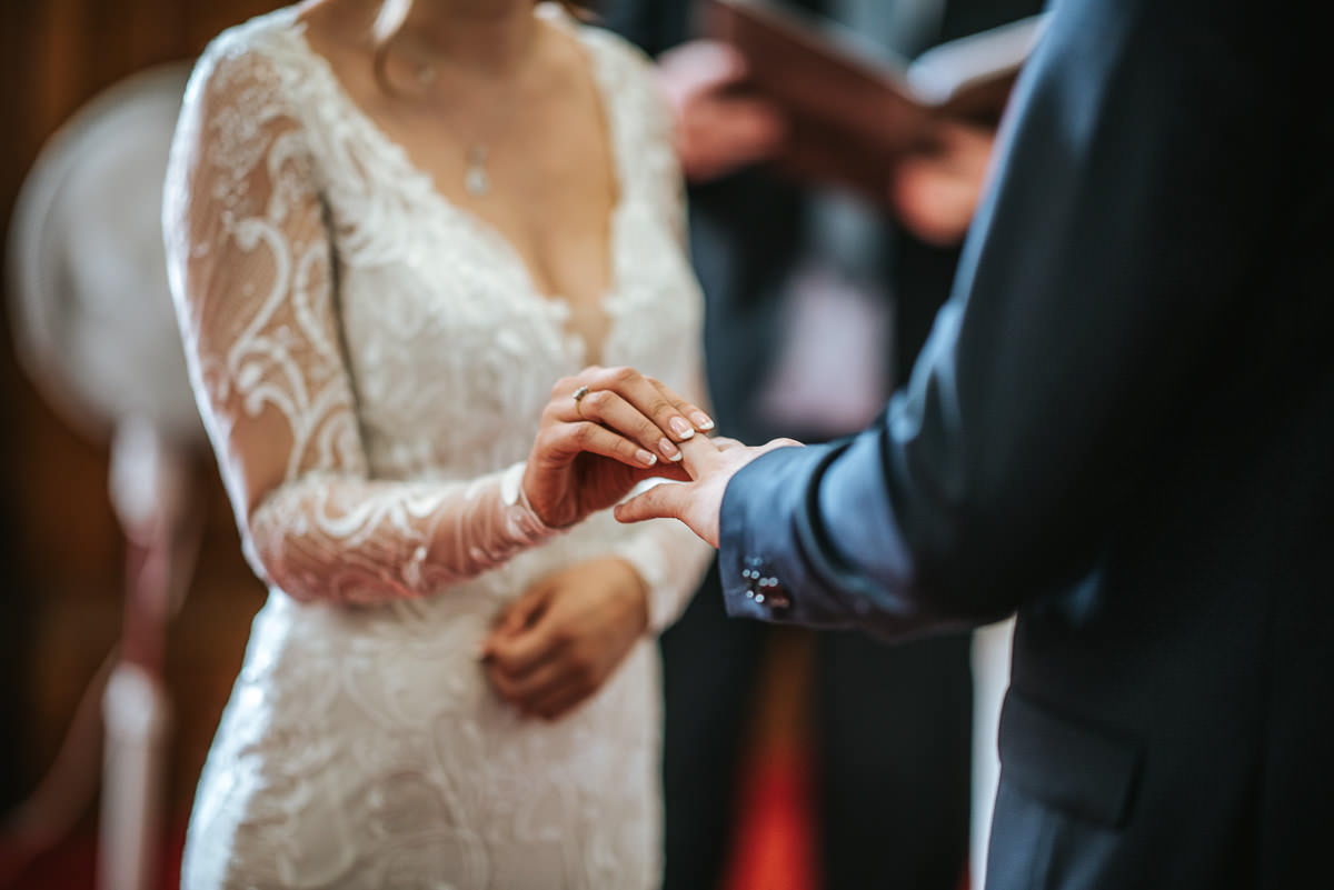 islington town hall wedding ceremony rings on