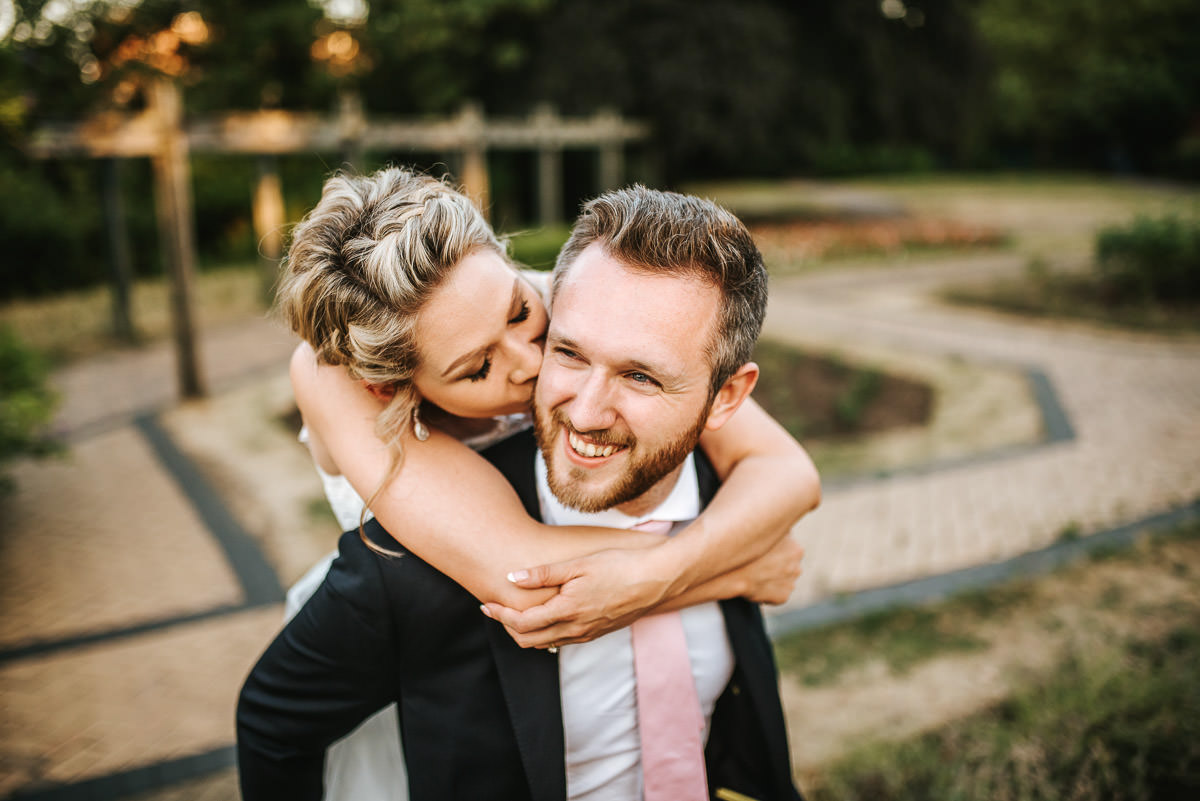 wedding brookmill pub reception afternoon couple hugging