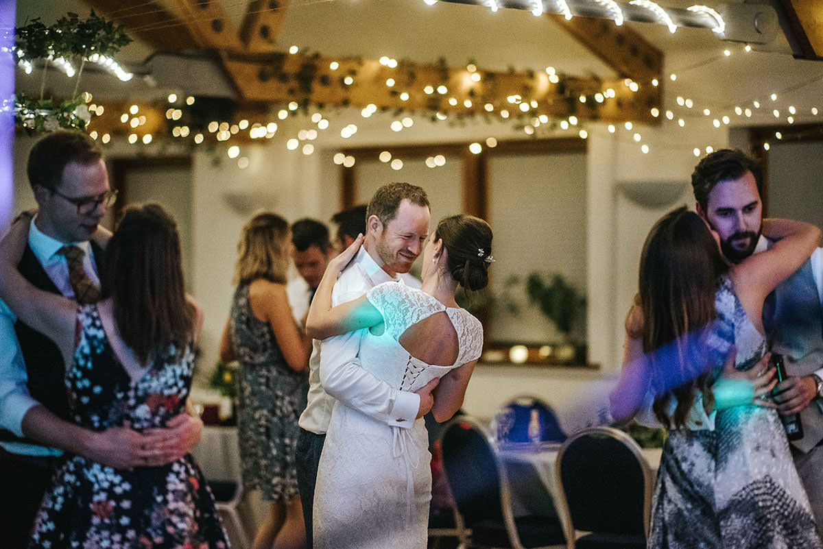 london wetland centre bride and groom dancing