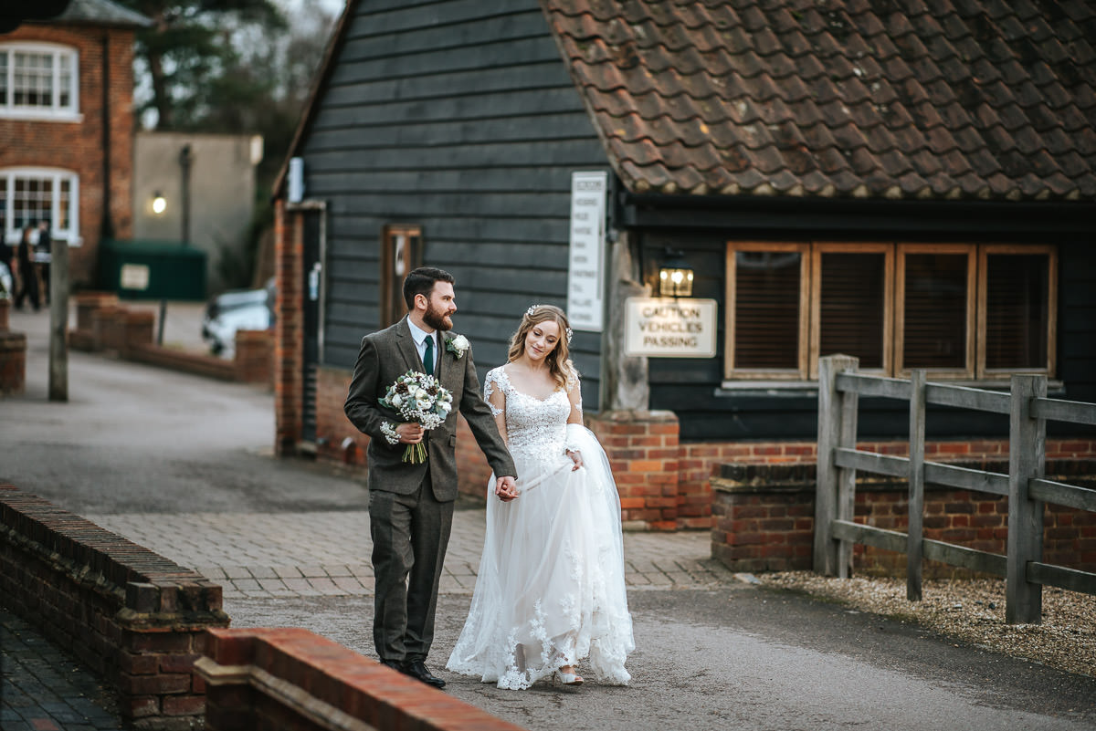 tewin bury farm wedding couple shoot