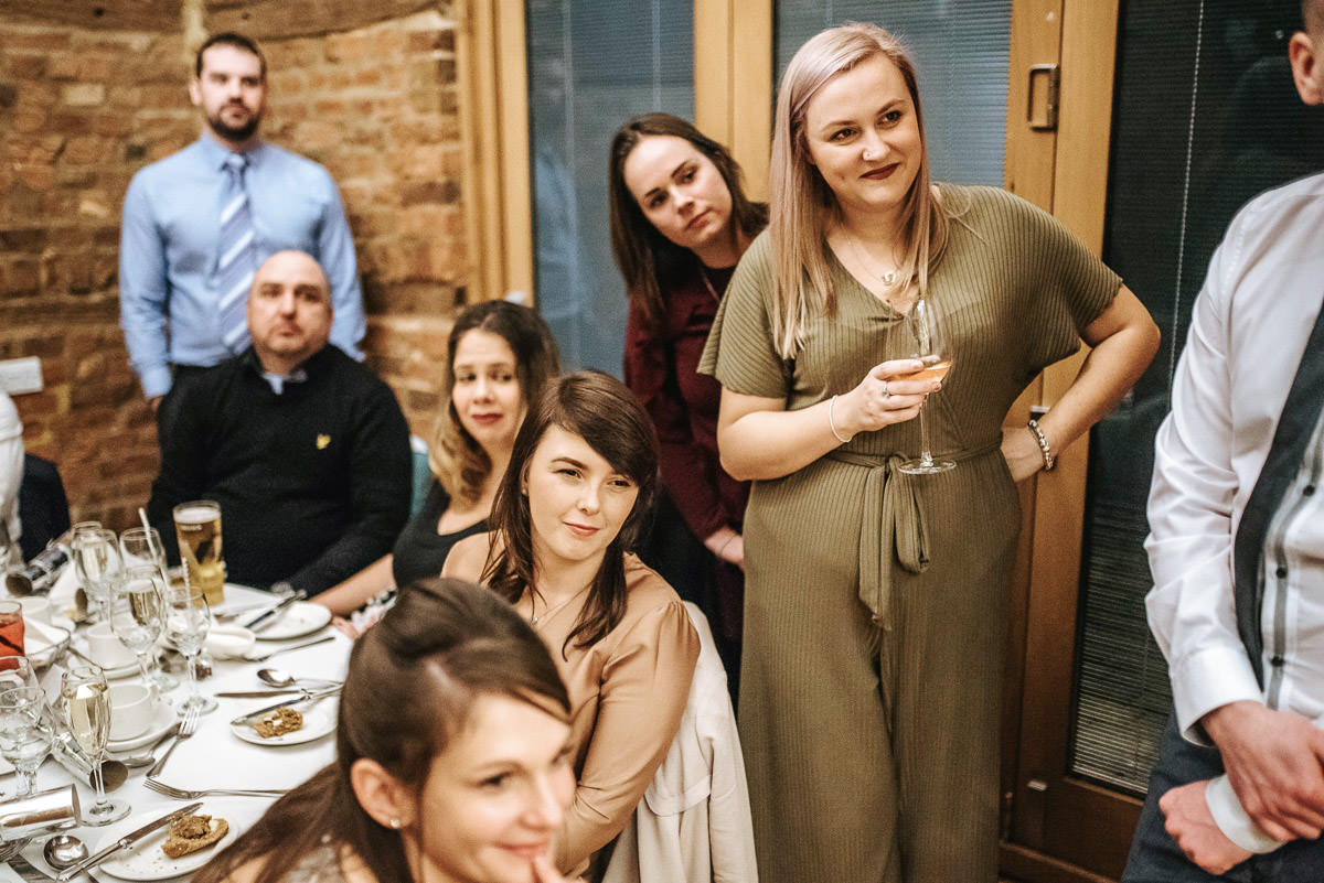 tewin bury farm wedding speeches guests reaction