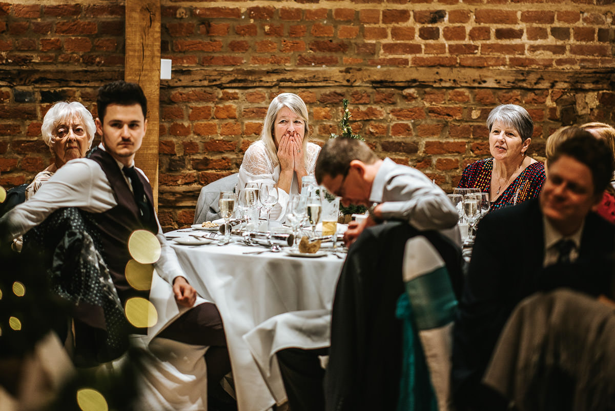 tewin bury farm wedding speeches guest reaction