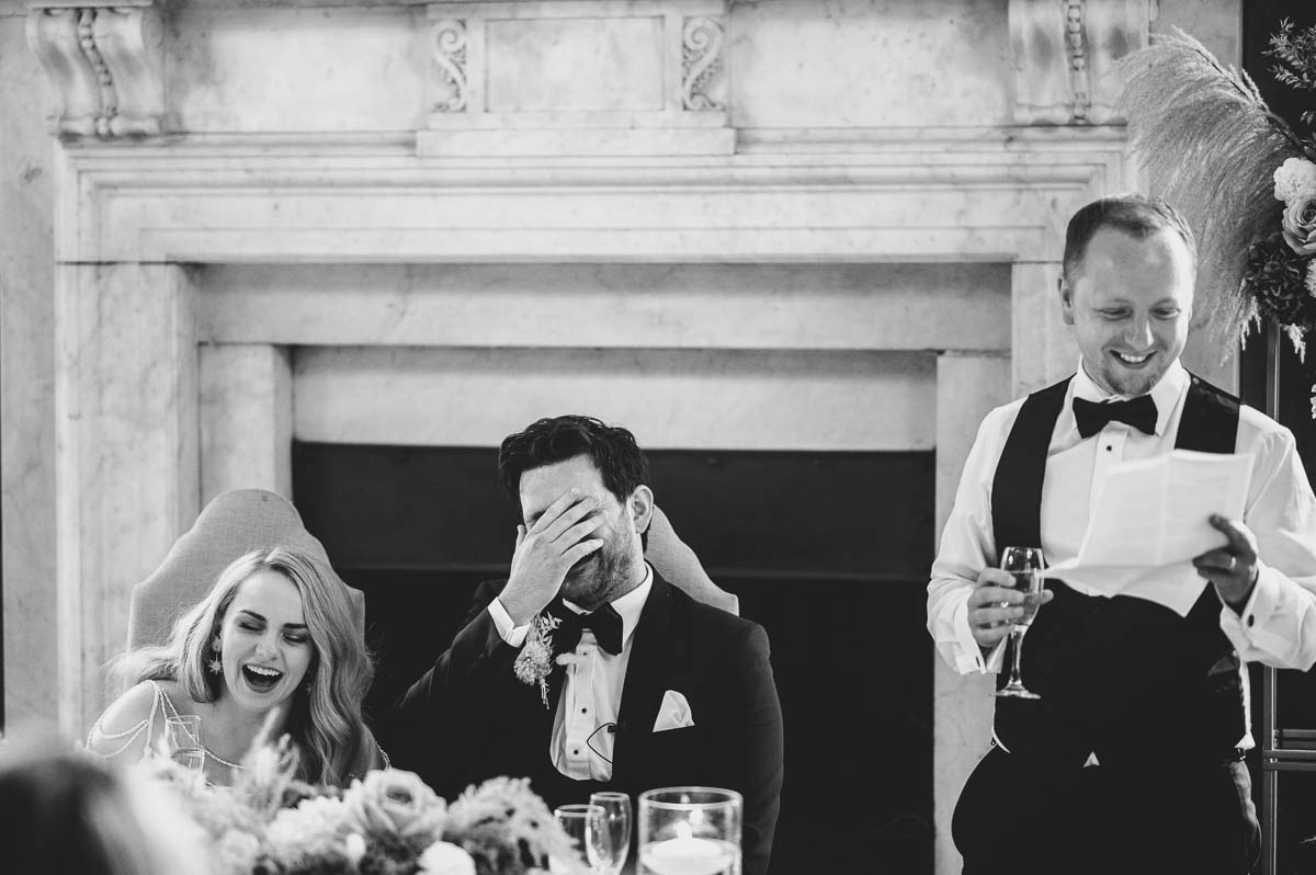 gosfield hall wedding speech reactions