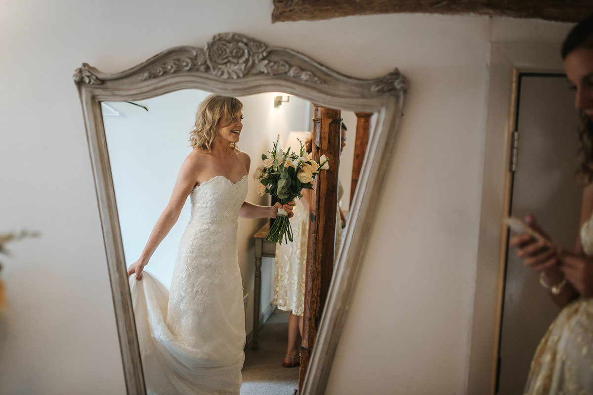 sopley mill wedding bride ready