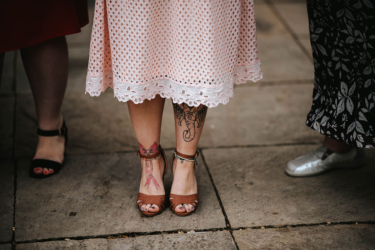 sopley mill wedding drinks reception tatoos