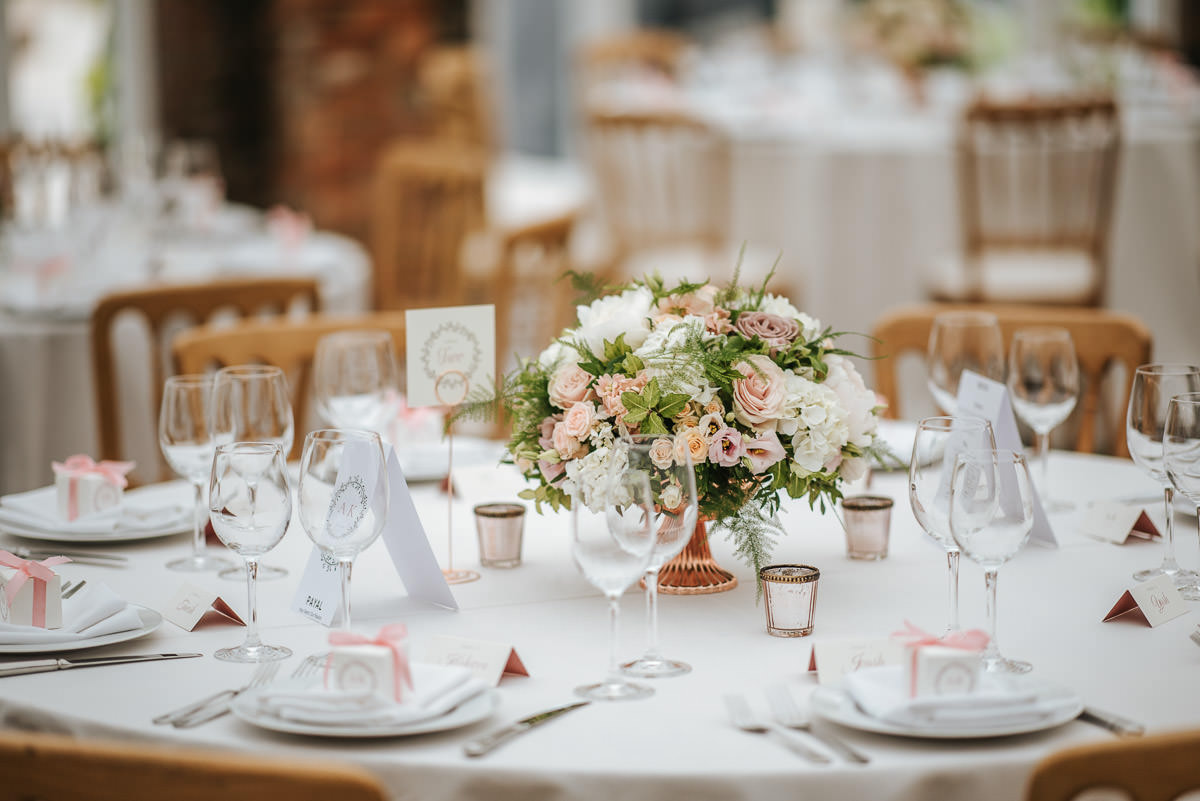 northbrook park wedding tables