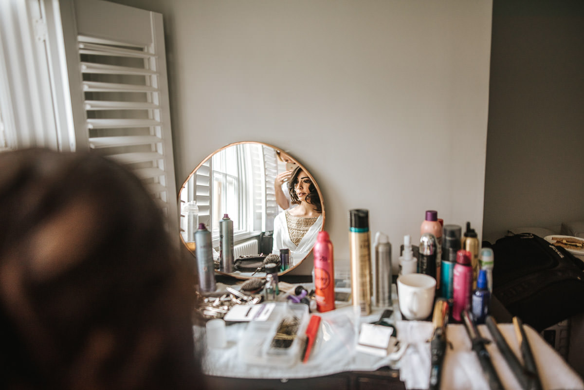 northbrook park wedding getting ready