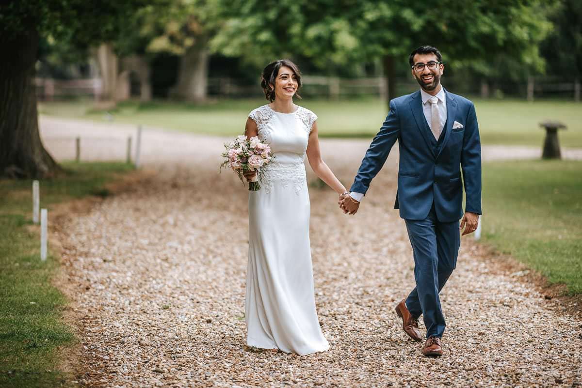 northbrook park indian wedding bride and groom