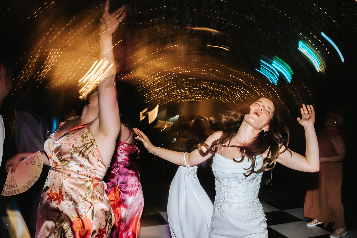 braxted park wedding bride dancing