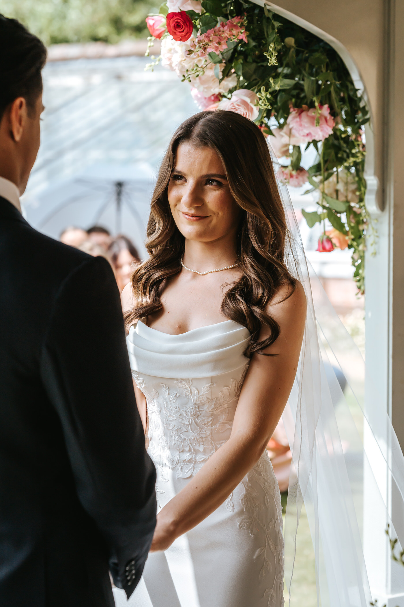 braxted park wedding ceremony brides vows