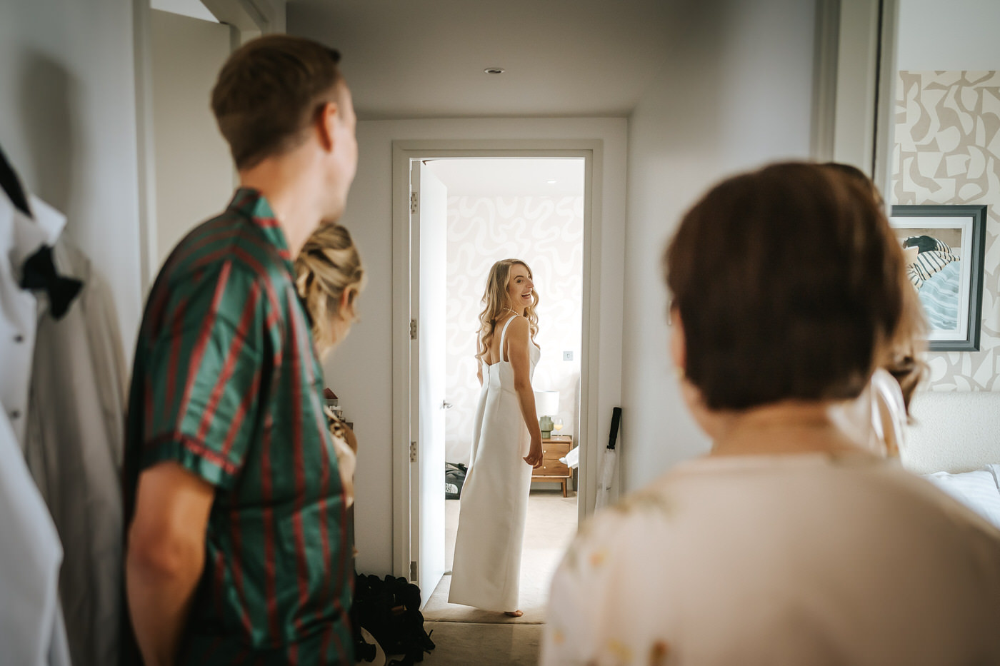 Camden Town Hall wedding bride's fires look